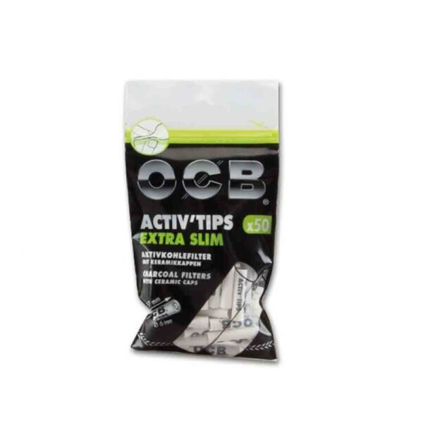OCB Activ Tips Extra Slim (Aktivkohlefilter)