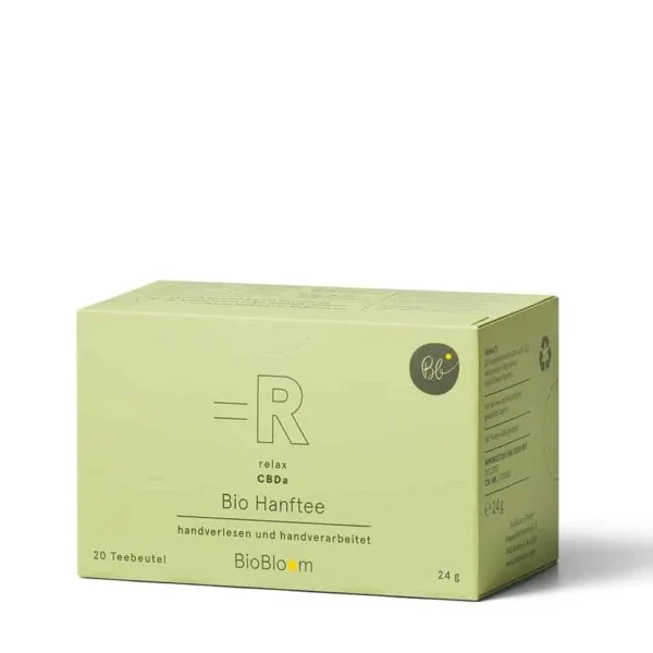 Bio Hanfblütentee Teebox (mit 20 Teebeutel)