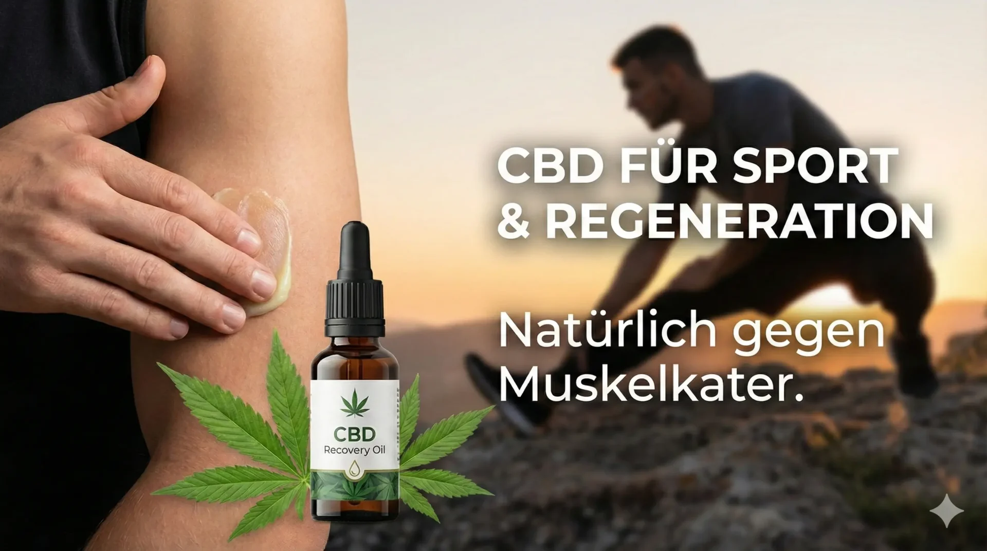 CBD & Sport. Hilft CBD bei Muskelkater bzw. bei der Regeneration.