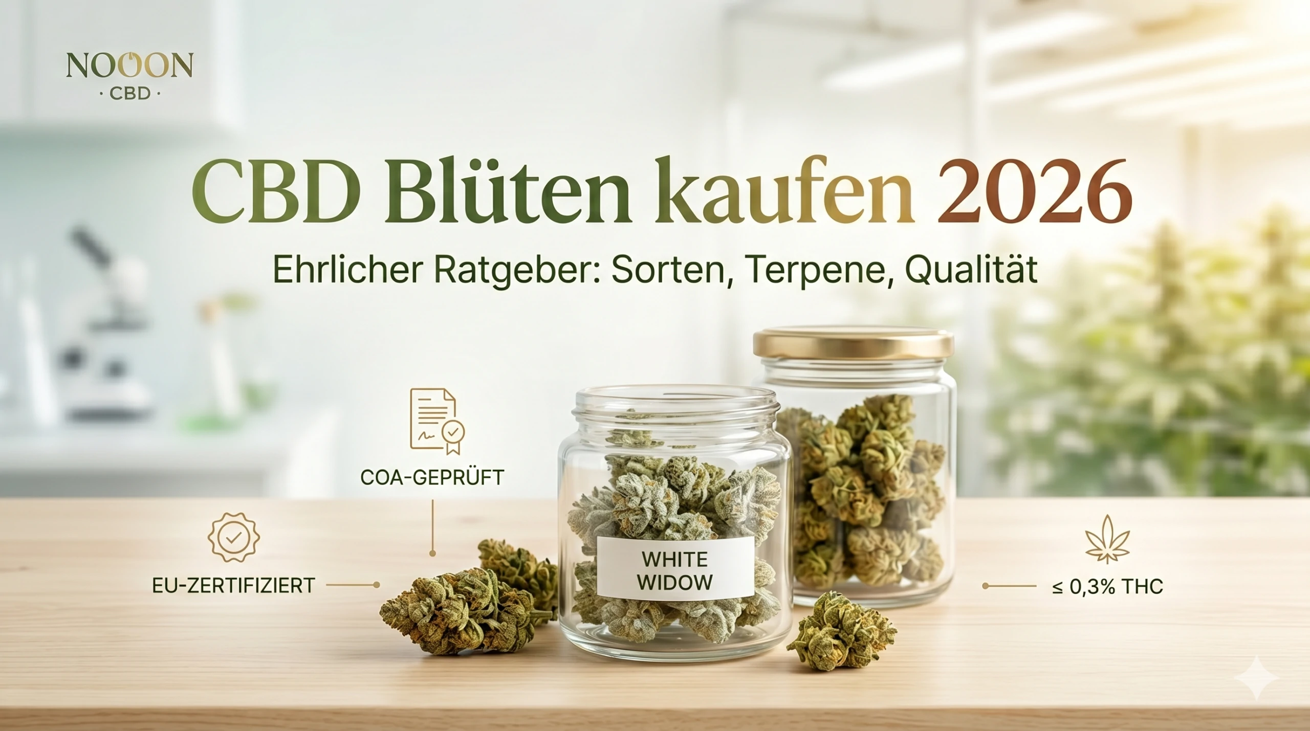 CBD Blüten kaufen im Jahr 2026 in Deutschland. Worauf kommt es an, was ist wichtig, wir klären auf.